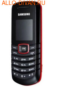 Samsung GT-E1080, red