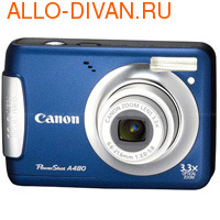 Canon PowerShot A480, Blue