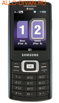 Samsung GT-C5212, black