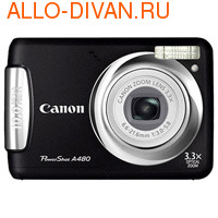 Canon PowerShot A480, Black