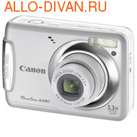 Canon PowerShot A480, Silver