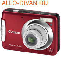 Canon PowerShot A480, Red