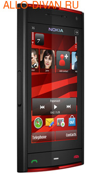 Nokia X6, Black-Red