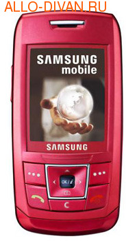 Samsung SGH E250, Pink