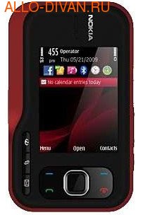 Nokia 6760 Slide, Red