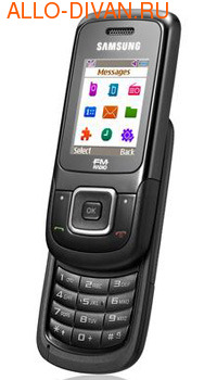 Samsung GT-E1360, black