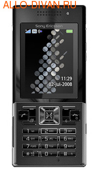 Sony Ericsson T700, Shining Black