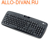 Genius KB220e Multimedia, USB, Black