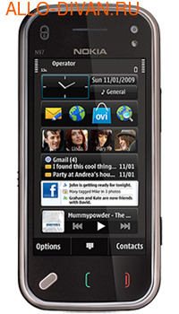 Nokia N97 mini, Cherry-Black