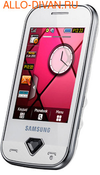 Samsung GT-S7070 La Fleur, Pearl White