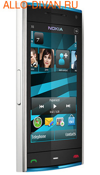 Nokia X6, White-Blue