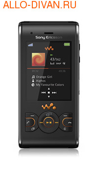 Sony Ericsson W595, Lava Black