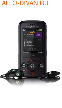 Sony Ericsson W395, Fiesta Black