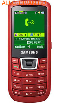 Samsung GT-C3212 Duos, Red