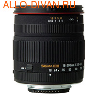 Sigma AF 18-200mm F3.5-6.3 DC, Nikon