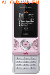 Sony Ericsson W205, Sakura Pink