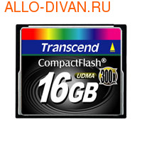 Transcend Compact Flash Card 16GB 300x