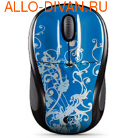 Logitech M305 Nano Wireless Mouse "Blue Flourish" (910-001644)