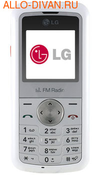 LG KP105, White Red