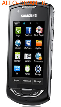 Samsung GT-S5620 Monte, Black