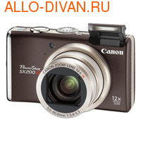 Canon PowerShot SX200 IS, Black