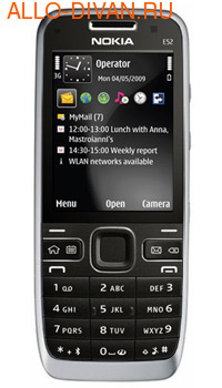 Nokia E52, Black Aluminum