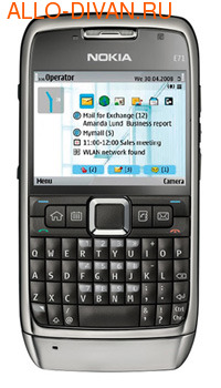Nokia E71, Grey Steel Navi