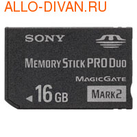 Sony Memory Stick Pro Duo 16 Gb, MS-M16GT
