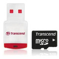 Transcend microSD Card (TransFlash) 2GB + reader P3