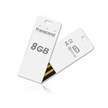 Transcend JetFlash T3 USB 2.0 Flash Drive 8Gb white