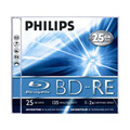 Philips BD-RW Blu-Ray, 25Gb, 2x, 1 шт, jewel (9048)